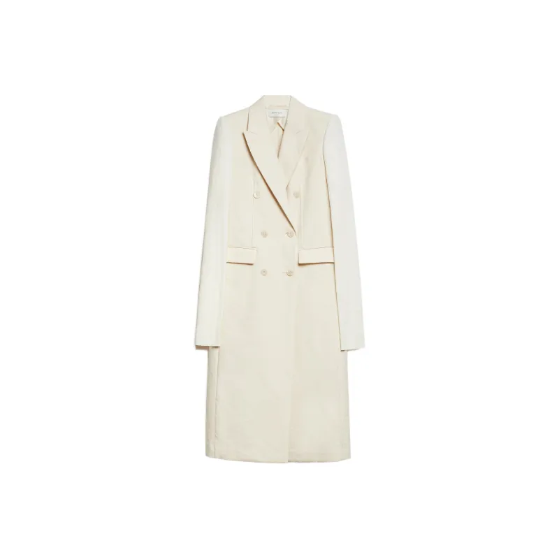 SportMax Coats Women's Ecru-0