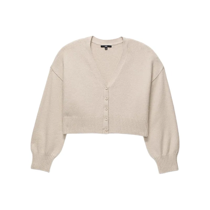 Vans Bailey Cardigan Sweater Knitwear Women's Oat-0
