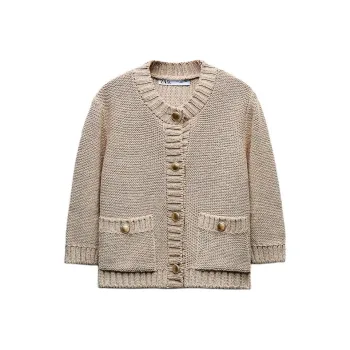 ZARA Knitwear Women's Dark Beige