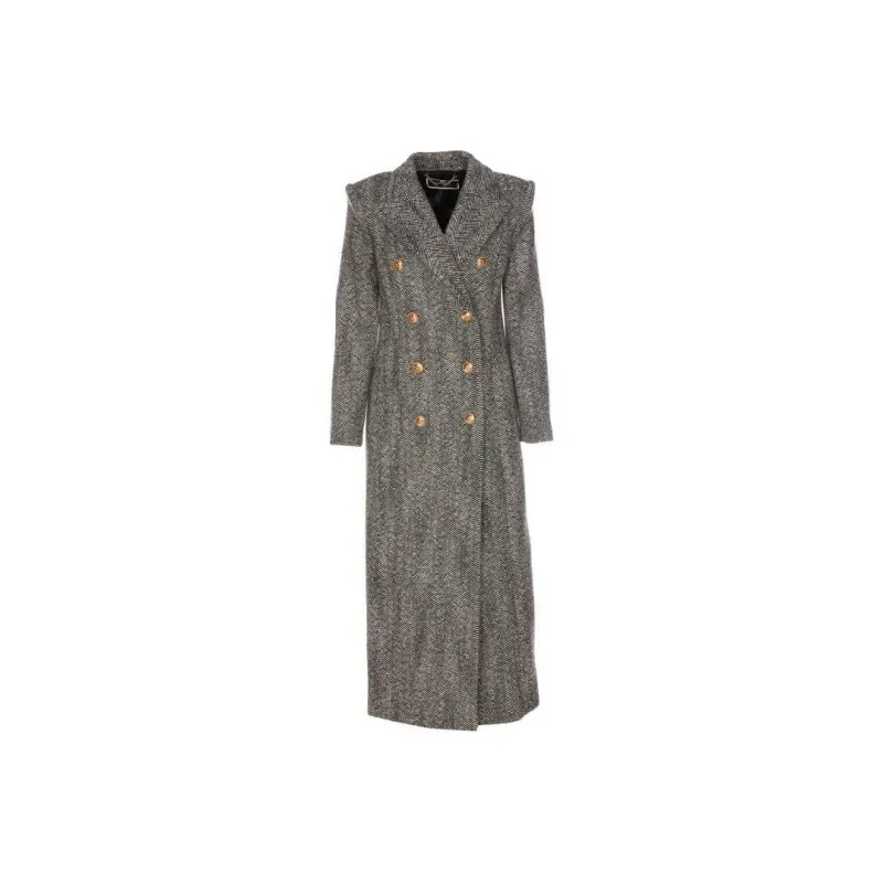 Elisabetta Franchi Coat Women's Black-0