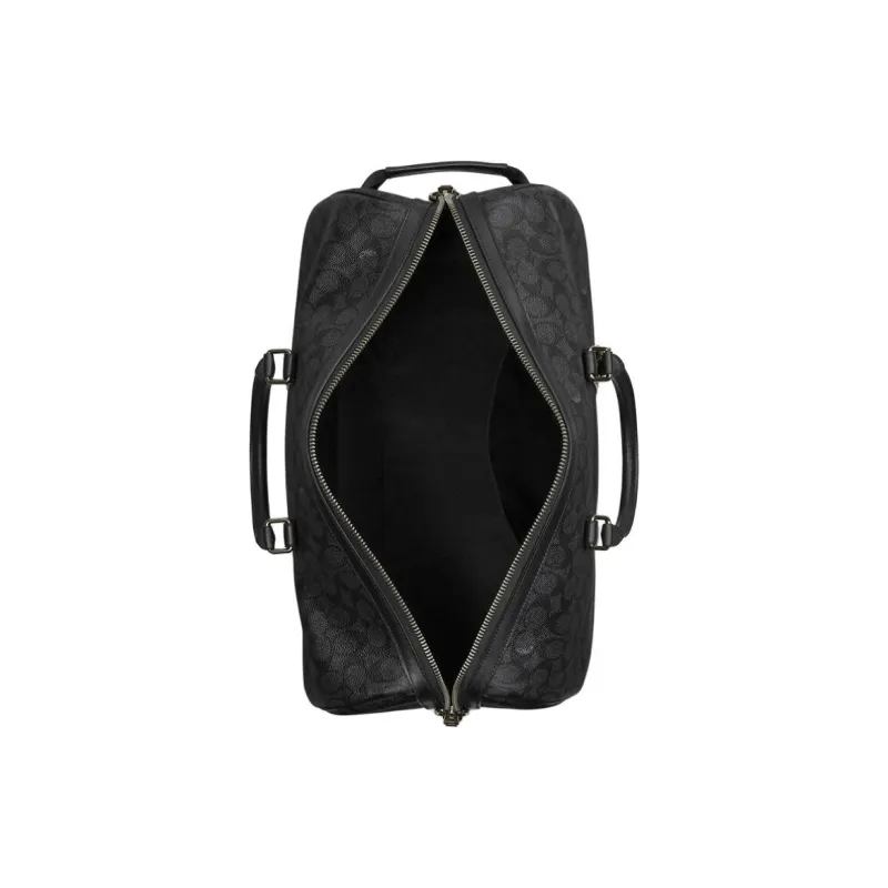 COACH Artificial Leather Travel Bag Women's Black-2