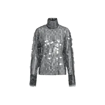 16ARLINGTON Olall Sequinned Top