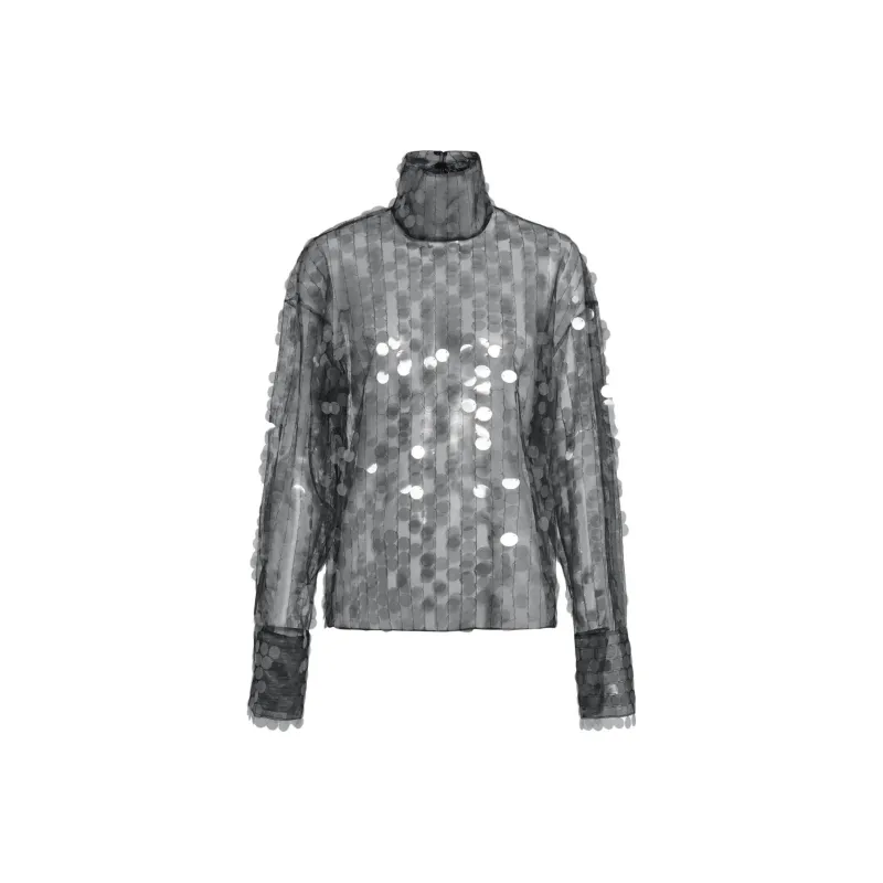 16ARLINGTON Olall Sequinned Top-0