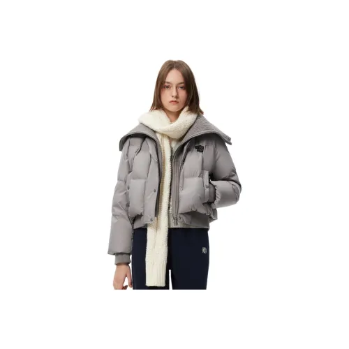 Teenie Weenie Down Jacket Women's Texture Gray