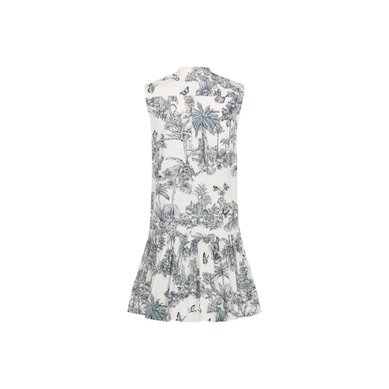 DIOR Dioriviera FW25 Sleeveless Dress Women's Blue-1