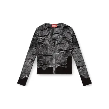 DIESEL M Alima L Distressed Cardigan