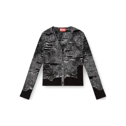 DIESEL M Alima L Distressed Cardigan