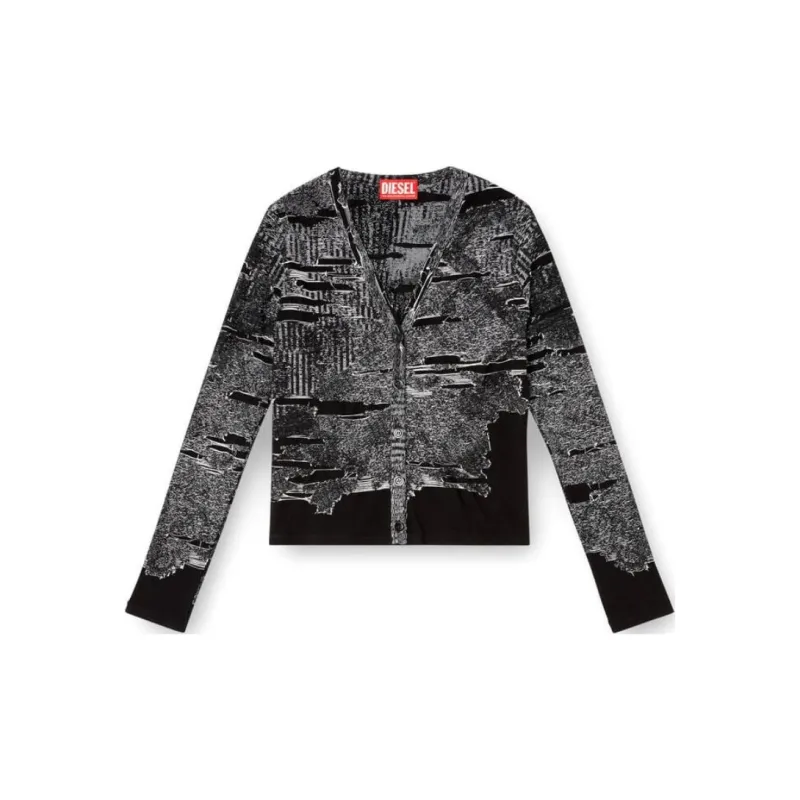 DIESEL M Alima L Distressed Cardigan-0