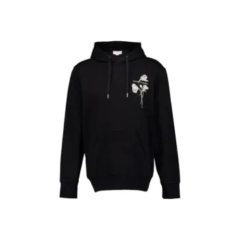 McQ Alexander McQueen Embroidered Drawstring Hoodie