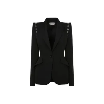 Alexander McQueen Business Suits Women's Black