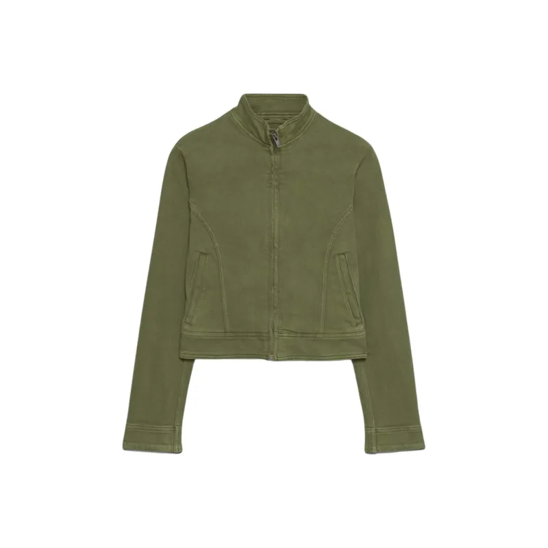 ARITZIA Sunday Best Lourdes Jacket Jackets Coats Women's Fatigue/Army Green-0