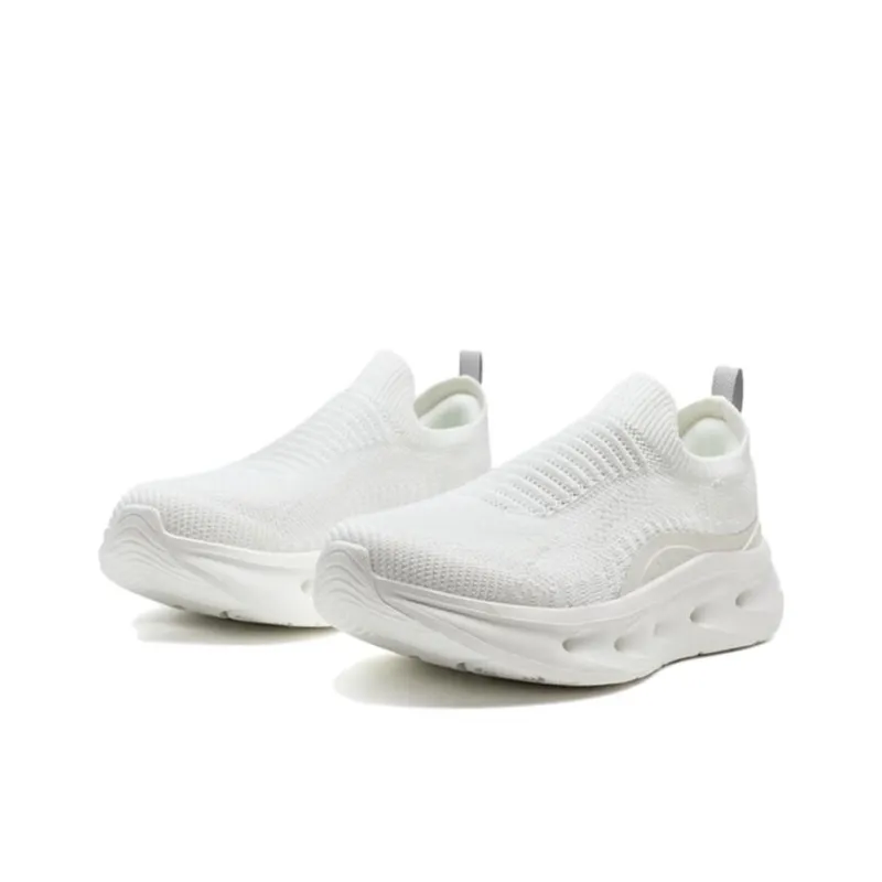 XTEP Abrasion Resistant, Breathable, Lightweight Low Top Casual Shoes Women's Sail White-2