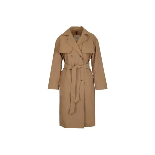 Moncler Coats Women's Brown