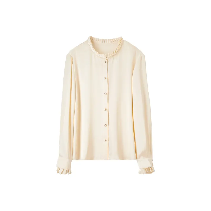 SENTUBILA Shirt Women's Apricot-0