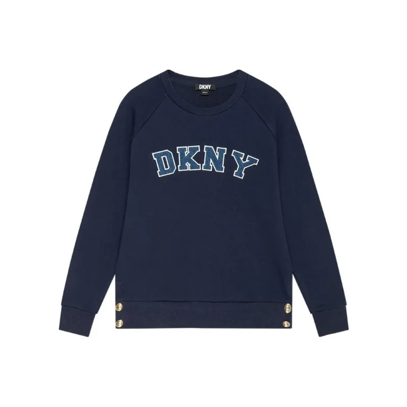 DKNY Sweatshirt Women's Navy Blue-0