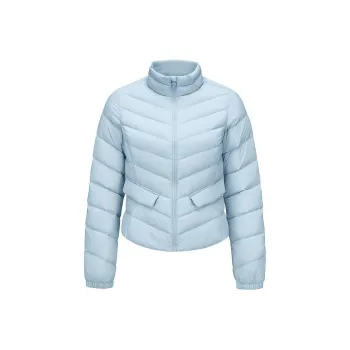 Skechers Freedom Series Down Jacket Women's Bamboo Moon Blue
