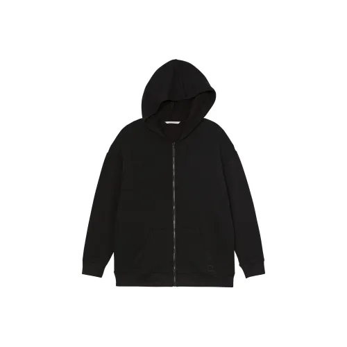 Victoria's Secret Brushed Modal Fleece Full-Zip Hoodie / BLACK Sweatshirt Women's Black