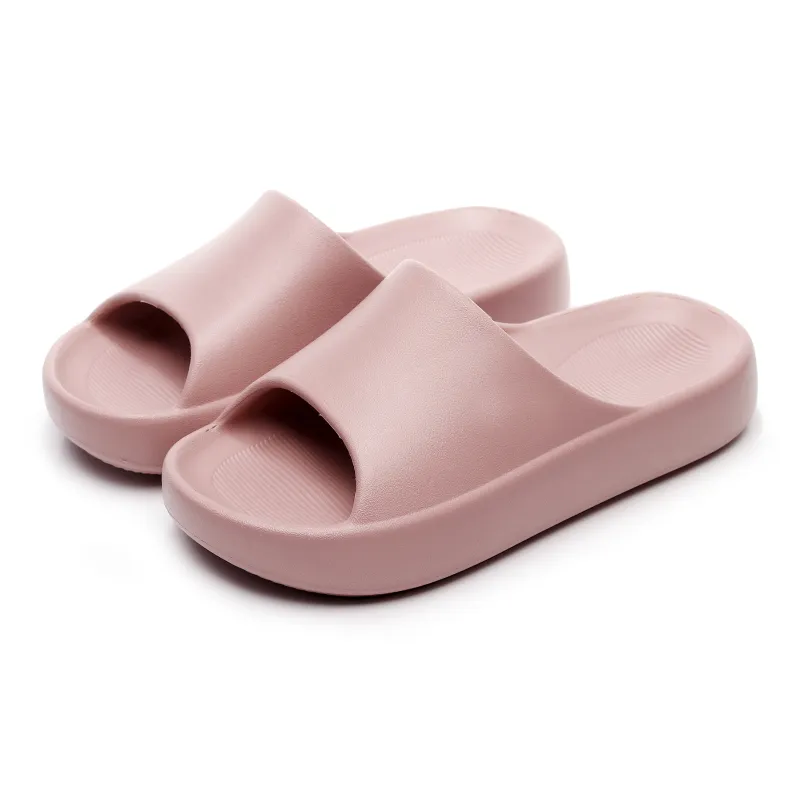 Golofi Squashy And Bouncy Feeling Summer Indoor Home Bathroom Bathing Slip Resistant Platform EVA Slippers-5