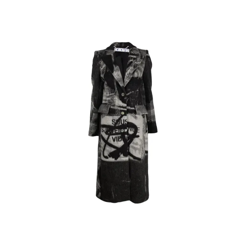 OFF-WHITE Coats Women's Black-0
