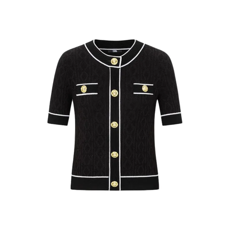 KARL LAGERFELD SS24 Knitwear Women's Black-0