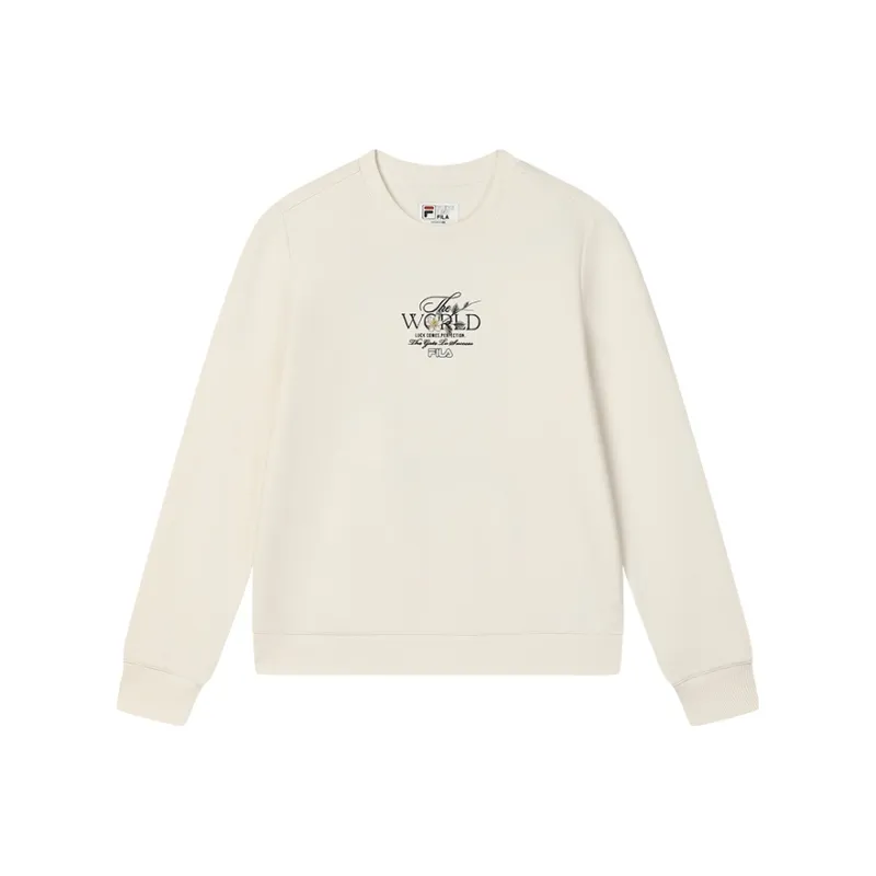 FILA Sweatshirt Women's Light Beige White-0