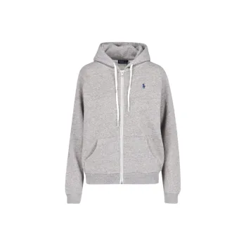 Polo Ralph Lauren Logo Embroidered Zipped Hoodie