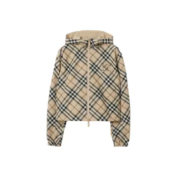 Burberry Vintage Check Hooded Reversible Jacket
