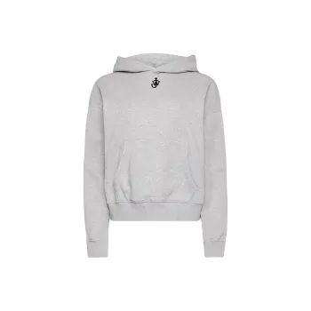 JW Anderson Anchor Logo Cropped Hoodie