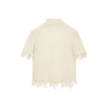 Alexander McQueen Silk Lace Top