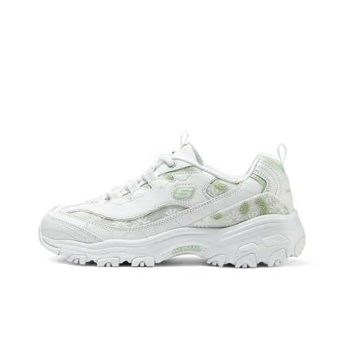 Skechers Women's Sport D'Lites 1.0 'White Green' Women's