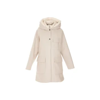 WOOLRICH Hooded Long-Sleeved Down Jacket