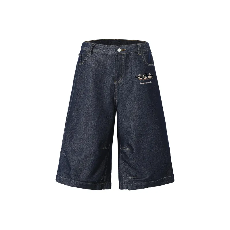 Kung Fu Panda Denim Shorts Unisex-3