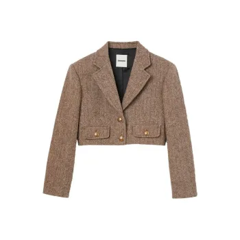 Sandro Business Suit Women's Brown