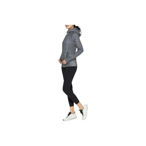 Stone Scuba Long jackets Coats Women's Black/White Snowflake