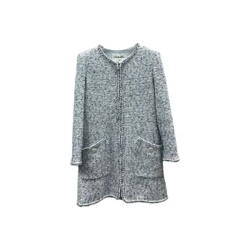 CHANEL 19C Cruise Collection Jackets & Coats Women's Blue