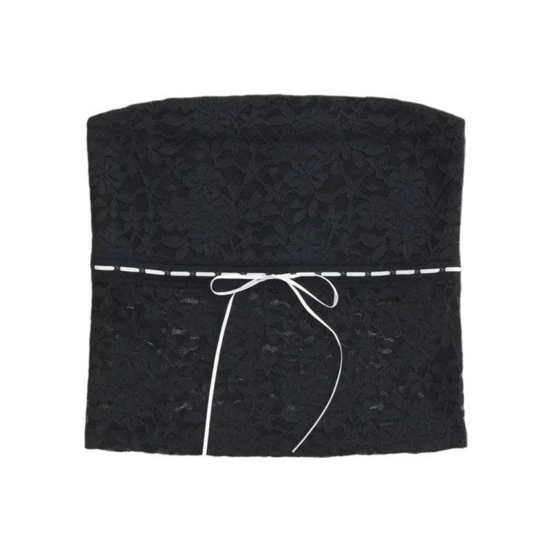 Hollister Strapless Top Women's Black-0