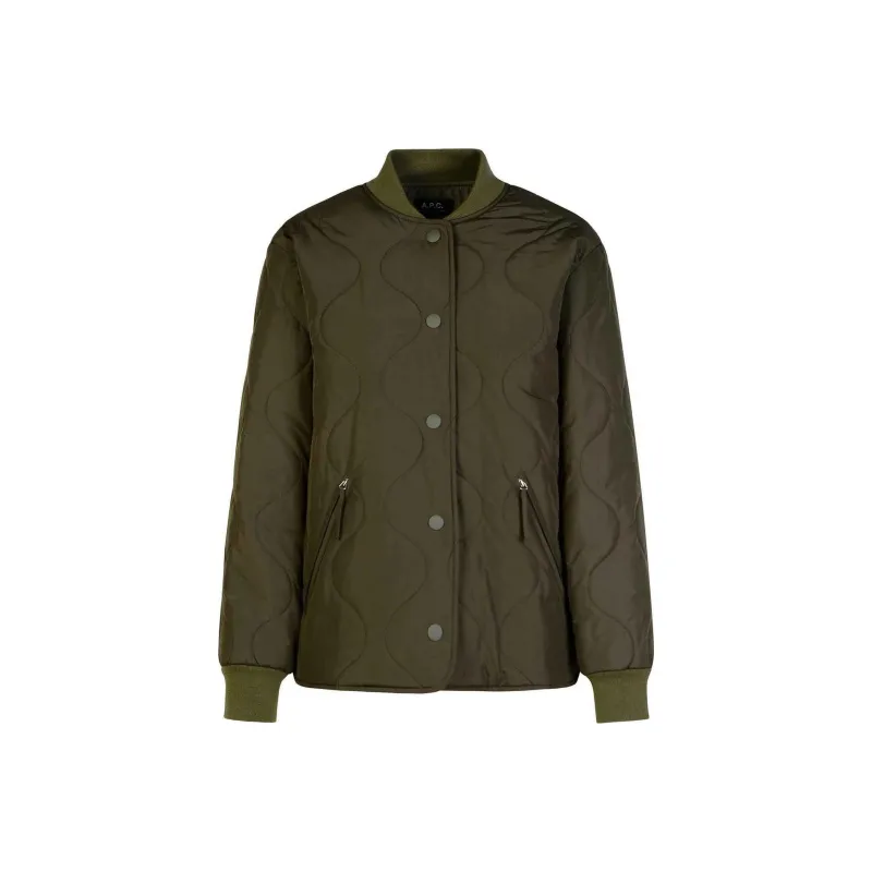 A.P.C Button Up Quilted Jacket-0