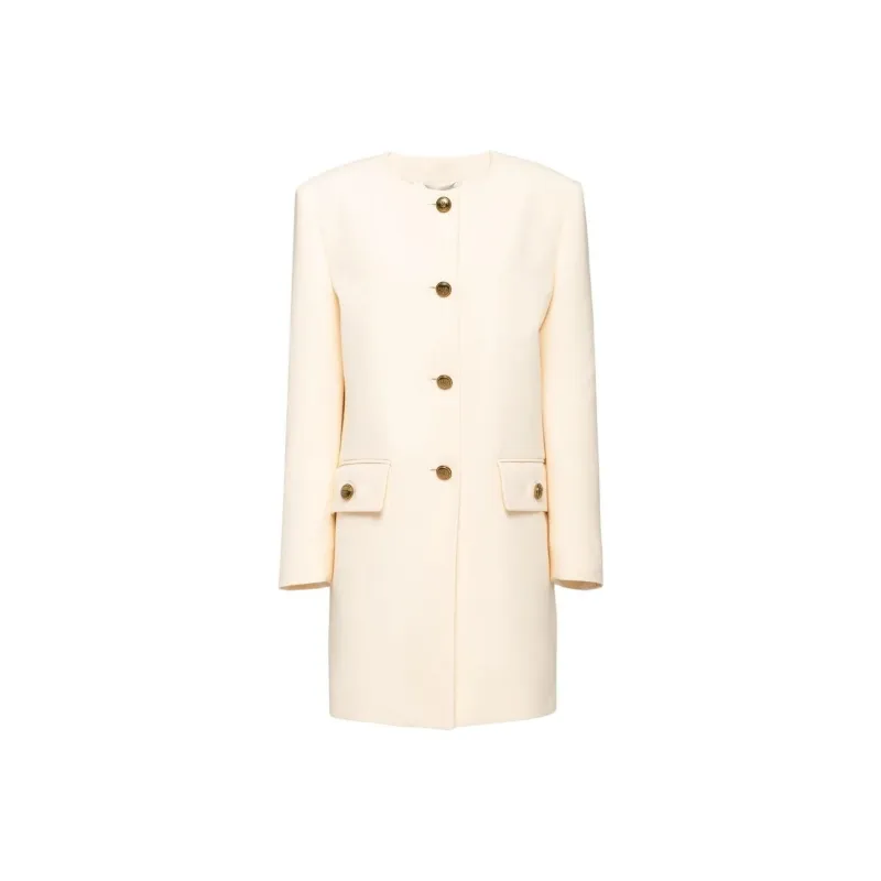 PRADA Coats Women's Ivory White-0