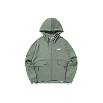 QIAODAN Sweatshirt Women's Oil Gray Green