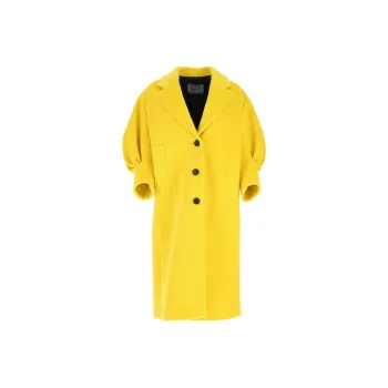 PRADA FW21 Coats Women's Yellow