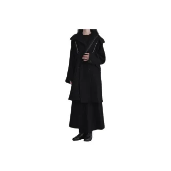 Yohji Yamamoto Coats Women's Black
