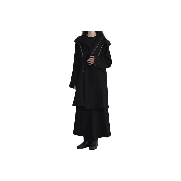 Yohji Yamamoto Coats Women's Black-0