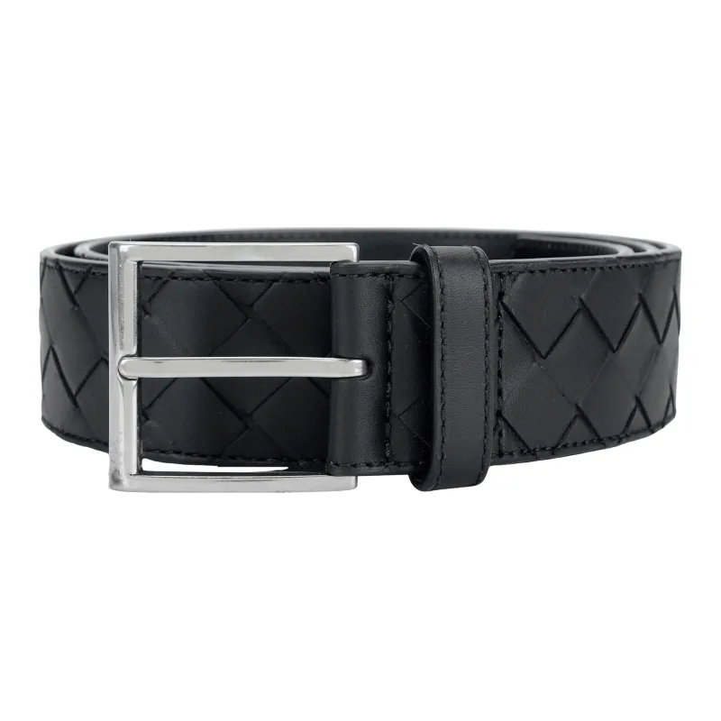 Bottega Veneta Cow Leather Belts Men's Width 4cm-0