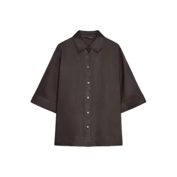 ZARA ZW Series Shirt Women's Brown
