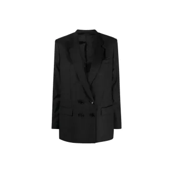 ISABEL MARANT Checked Double Breasted Blazer