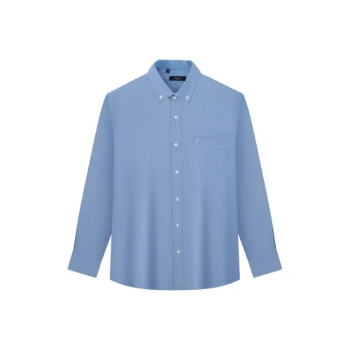 NAUTICA TAILORED 블루 남성 셔츠