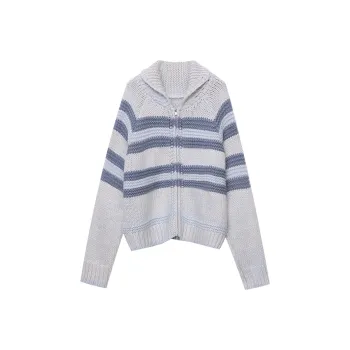 CHARM PICK Knitwear Women's Blue Stripes