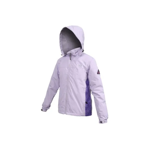 Kappa Jackets Coats Women's Macaron Purple/White