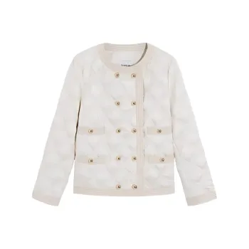 Bebe Down Jackets Women's Ecru