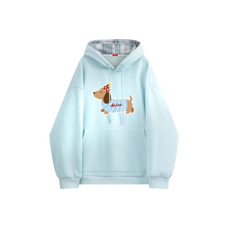 MIIOW Trend Party Series Sweatshirt Unisex Black-4